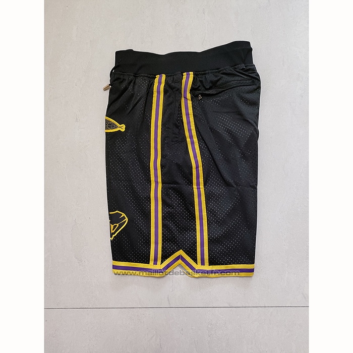 Short Los Angeles Lakers Kobe Bryant 24 Mamba Noir